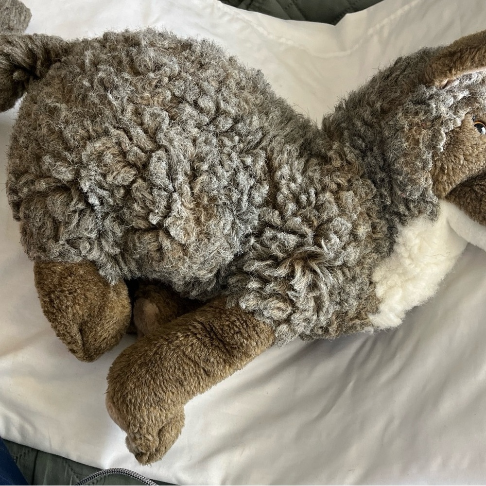 Folkmanis Coyote Full Body Puppet Gray Brown White Lifelike Plush 16" - Picture 8 of 10
